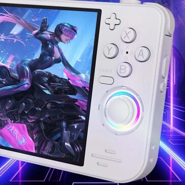 Os joysticks são equipados com iluminação RGB