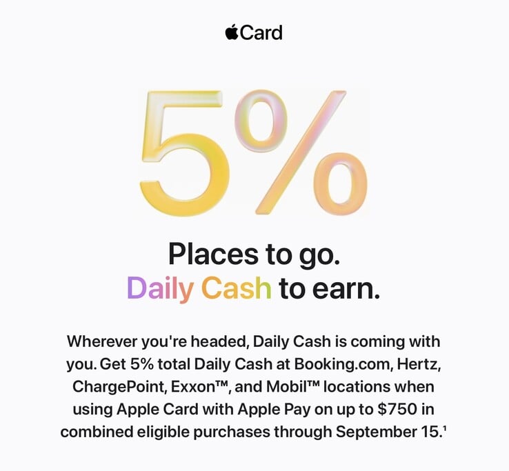 A oferta é válida até o dia 15 de setembro.