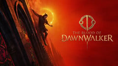 Uma imagem promocional de *The Blood of Dawnwalker*