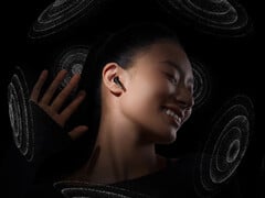 O TWS Air3 Pro custa cerca de US$ 28 na China. Na foto: uma imagem promocional dos fones de ouvido sem fio. (Fonte da imagem: iQOO)
