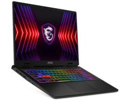 MSI Sword 16 HX B14VGKG. Unidade de análise cortesia da MSI Índia.