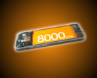 O Oppo K14 Plus vem equipado com uma bateria de 8.000 mAh.