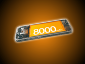 O Oppo K14 Plus vem equipado com uma bateria de 8.000 mAh.