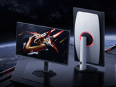 O Mini LED Gaming Monitor G Pro 27Qi 2026 contém um acabamento em dois tons e um anel de iluminação em sua parte traseira. (Fonte da imagem: Xiaomi)