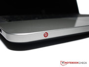 A marca "Beats-Audio" na frente,...