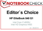 Editor's Choice em Maio 2014: HP EliteBook 840 G1