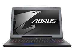 Aorus X7 v6. Test model provided by Gigabyte Germany.