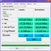 ASSSD leitura 477 MB/s