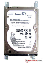 Disco rígido Seagate de alta rotação com uma capacidade de 750 GB