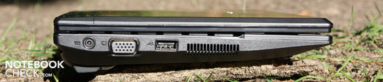 Lado Esquerdo: AC, VGA, USB 2.0