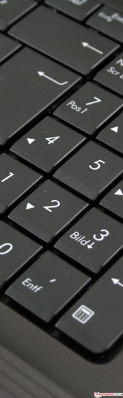 Asus K53TA-SX026V: teclado e touchpad não têm nada no do ThinkPad ou HP ProBook.