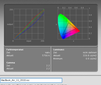 Resultado de calibração com o i1 Display2