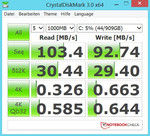 Benchmark: CrystalDiskMark