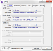 System info CPUZ Caches