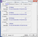 Systeminfo CPUZ Cache
