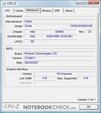 CPU-Z-Information of the Zepto Znote 6625WD