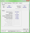 CPU-Z-Information of the Sony Vaio VGN-FZ31Z