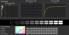 CalMAN Grayscale pre-calibration