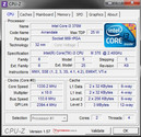 System info CPU-Z CPU