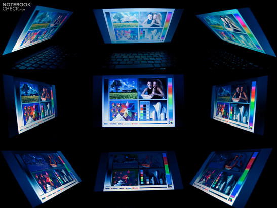 Ângulos de visão do Subportátil Fujitsu LifeBook P3110