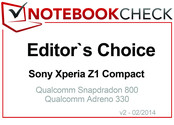 Editor`s Choice im Februar 2014: Sony Xperia Z1 Compact