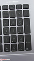 Um teclado numérico está disponível.