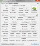 Systeminfo GPUZ GTX 560M