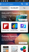 …aplicativos feitos especialmente para smartphones Galaxy.