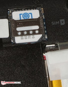 O compartimento do chip SIM é para chips Micro-SIM.