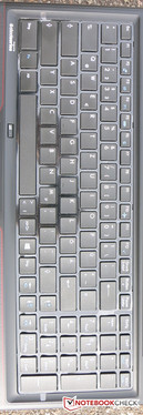 Teclado confortável