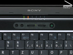 Control Centre of the Sony Vaio VGN-SZ61WN/C with Performance Selector Switch.