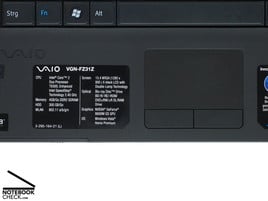 Sony Vaio VGN-FZ31Z Touchpad