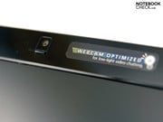 A webcam integrada oferece uma resolução de 0.3 megapixels.