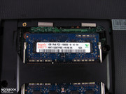 RAM DDR3 em 2 módulos de 2 GB estão incluídos.