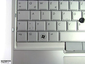 Área esquerda do teclado