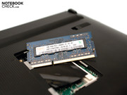 2 GB de 10600S RAM DDR3 são os limites superiores em termos de possibilidades.