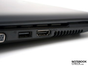 A porta HDMI abre novas possibilidades.  Netbooks Intel ficam para trás.