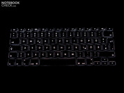 ...com iluminação para o teclado, ótimo!