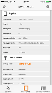 Resultados similares, benchmark distinto:teste 3DMark Ice Storm.