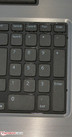 Um teclado numérico está instalado.