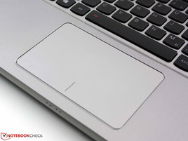 Touchpad: curto deslocamento das teclas