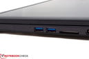 O GS70 está bem equipado com quatro portas USB 3.0.