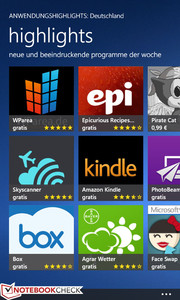 A Windows Phone App Store está sendo abastecida lentamente.