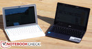 Esquerda: O HP Chromebook 11; Direita: O Acer C720-2800 Chromebook