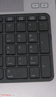 Um teclado numérico está integrado.