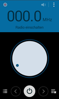 Você pode usar uma rádio FM quando conectar os fones.