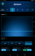 O sistema de som Dolby integrado fornece um som estéreo audivelmente melhorado.