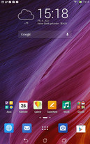 A Asus equipou o tablet Android com sua interface de usuário ZenUI.