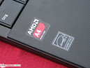 O sistema de escritório bastante lento é impulsionado por um quad-core, o AMD A4-5000 (4x 1,50 GHz)
