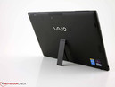 ...o Vaio Tap 11 é um lugar de trabalho para viagem.